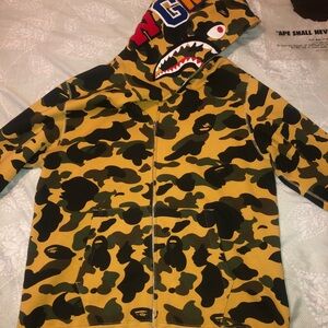 1st Camo Bape zip up hoodie